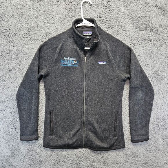 Patagonia Jackets & Blazers - Patagonia Better Sweater Jacket Womens Medium Black Fleece Full Zip